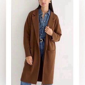 J. Crew Ella Open Front long cardigan blazer